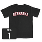 Baseball Black Nebraska Tee - Riley Silva