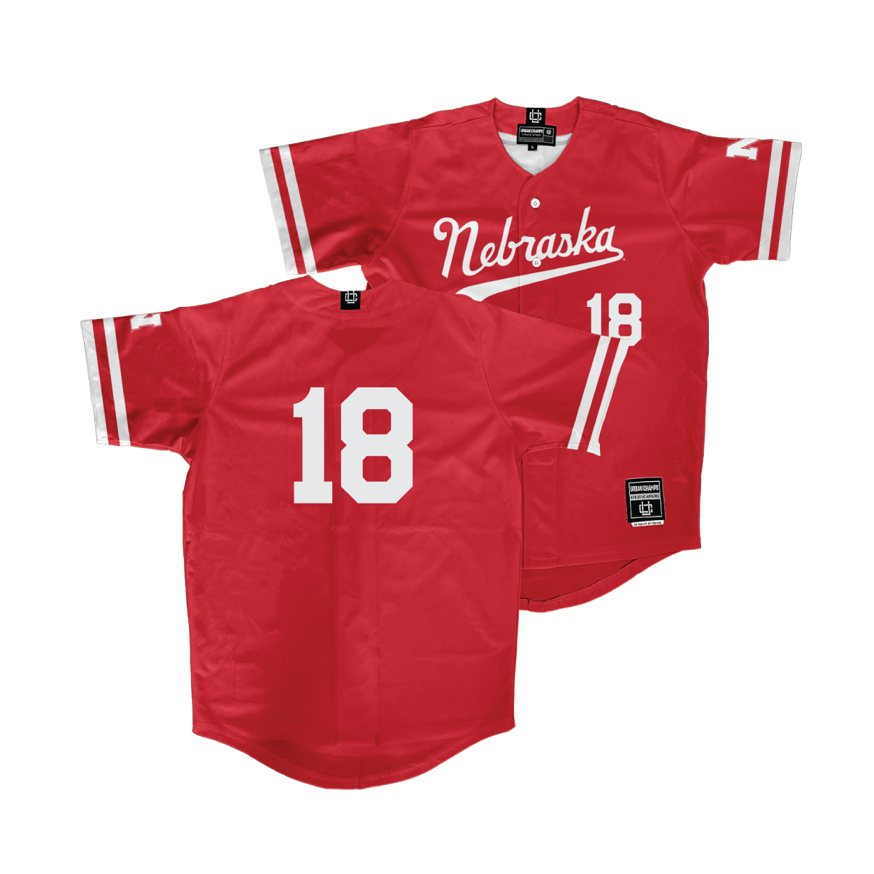 Nebraska Baseball Red Jersey   - Kanon Sundgren