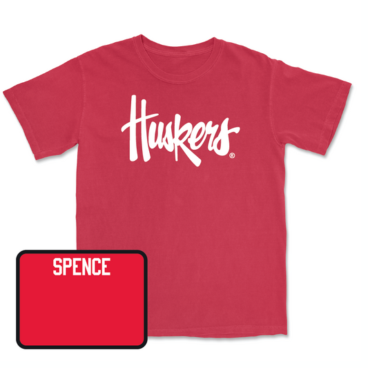 Red Women's Gymnastics Huskers Tee - Emma Spence