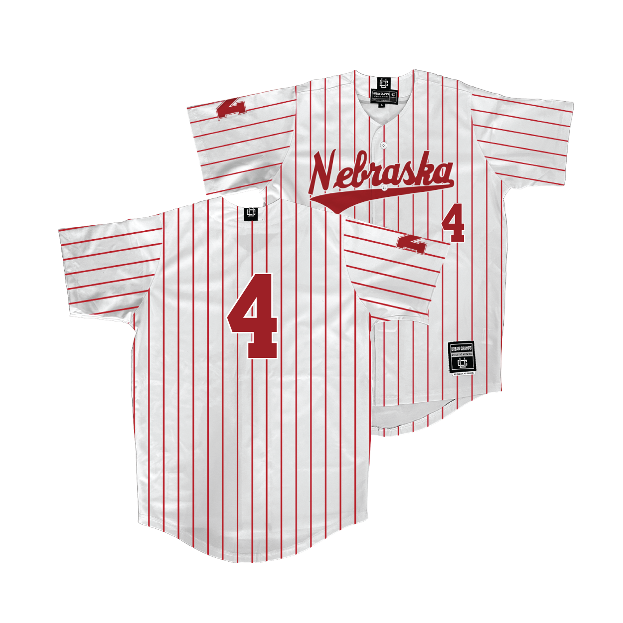 Nebraska Softball White Jersey - Malia Thoms | #4