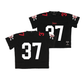 Nebraska Throwback Black Football Jersey - Evan Taylor