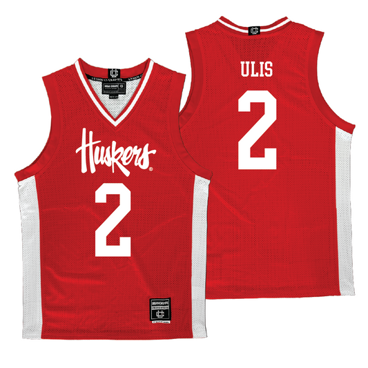 Nebraska Men's Basketball Red Jersey - Ahron Ulis | #5