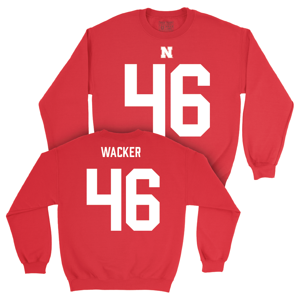 Nebraska Football Red Shirsey Crew  - Derek Wacker