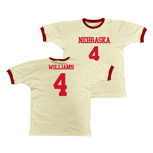 Nebraska Retro Ringer Tee - Kennadi Williams