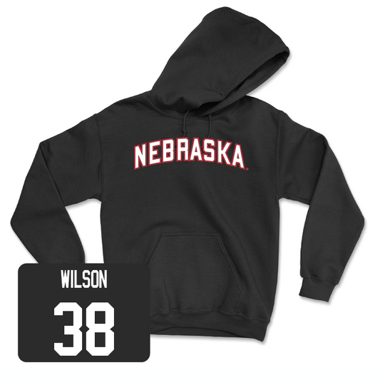 Football Black Nebraska Hoodie - Cooper Wilson