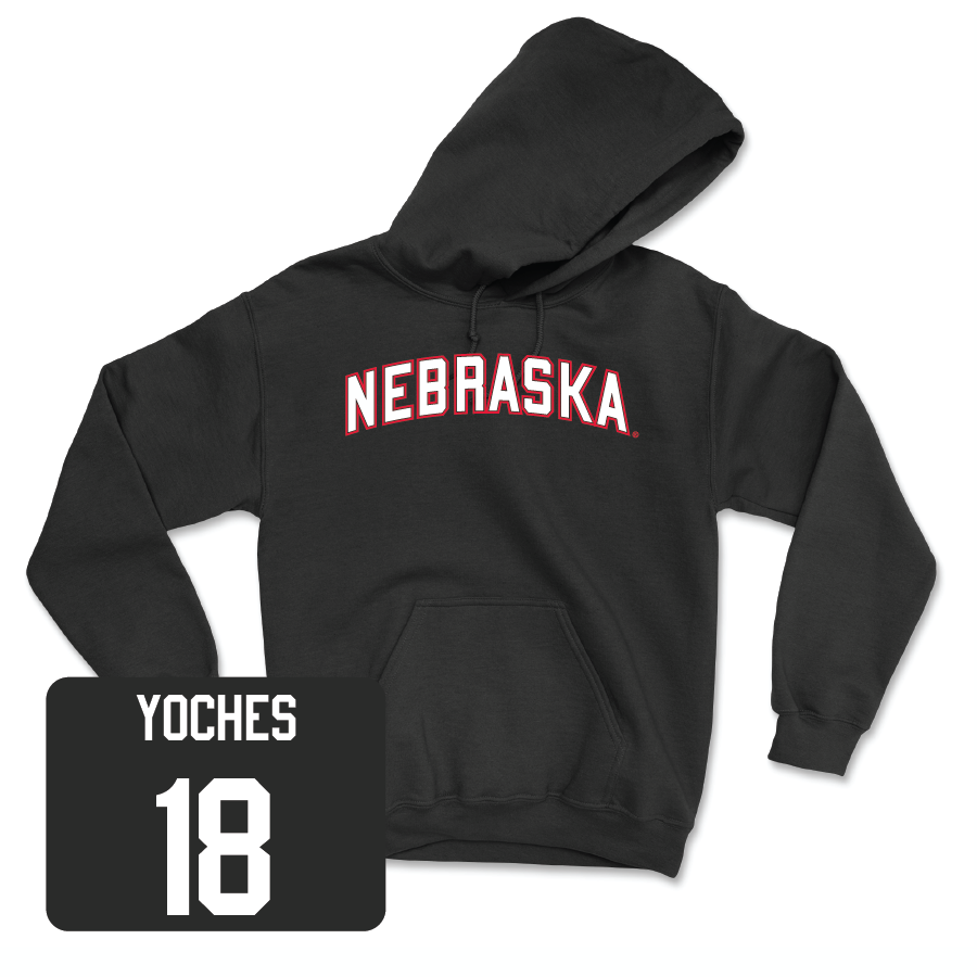 Bowling Black Nebraska Hoodie - Ashtyn Yoches