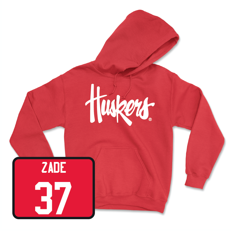 Red Women's Soccer Huskers Hoodie - Jordan Zade