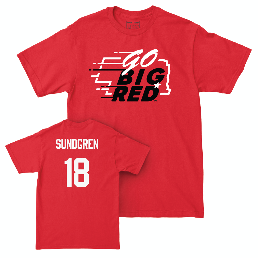 Red Baseball GBR Tee  - Kanon Sundgren