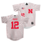 Nebraska Baseball White Jersey  - Cael Frost