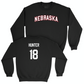 Women's Volleyball Black Nebraska Crew  - Ryan Hunter