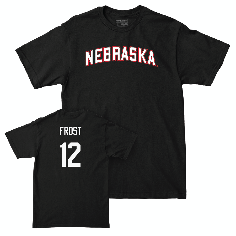 Baseball Black Nebraska Tee  - Cael Frost