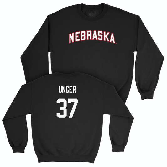 Baseball Black Nebraska Crew  - J’Shawn Unger