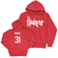 Red Softball Huskers Hoodie  - Kylee Magee