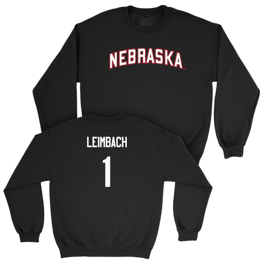 Women's Volleyball Black Nebraska Crew  - Keri Leimbach