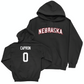 Women's Bowling Black Nebraska Hoodie  - Karina Capron