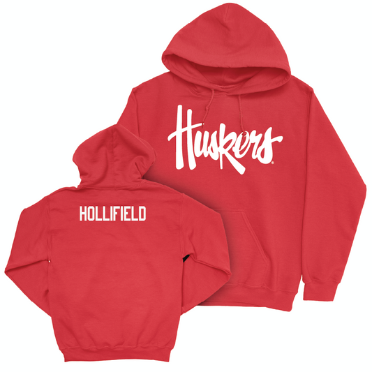 Red Women's Gymnastics Huskers Hoodie  - Lauren Hollifield