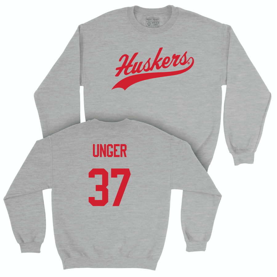 Sport Grey Baseball Script Crew  - J’Shawn Unger