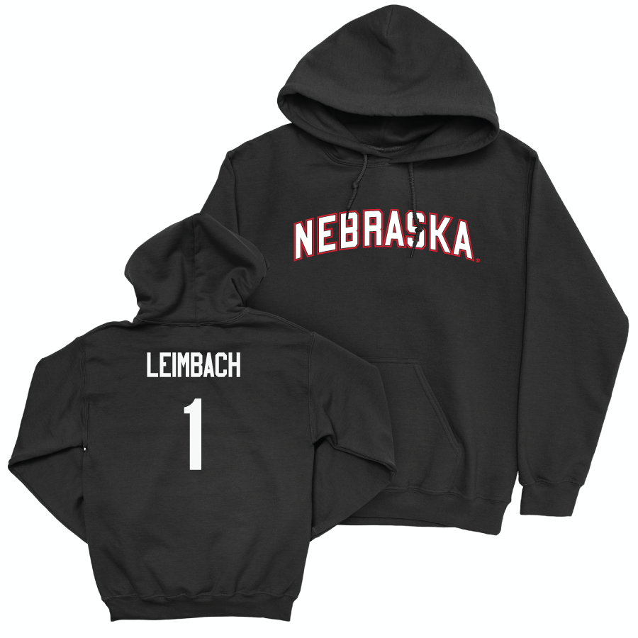 Women's Volleyball Black Nebraska Hoodie  - Keri Leimbach