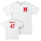 Baseball White Comfort Colors Tee  - Colin Nowaczyk