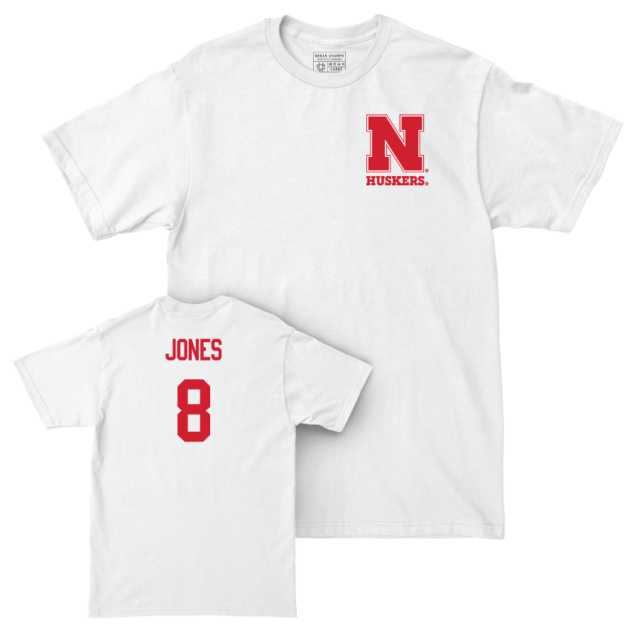 Football White Comfort Colors Tee  - Christian Jones