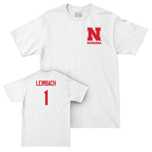 Women's Volleyball White Comfort Colors Tee  - Keri Leimbach