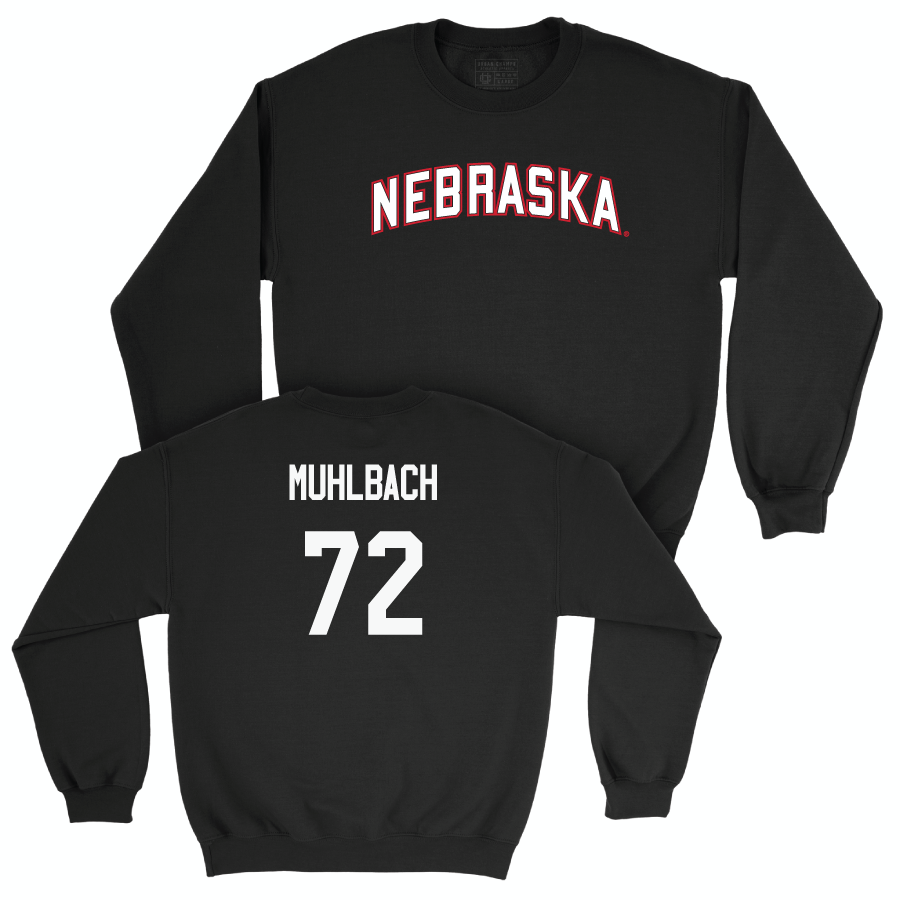 Softball Black Nebraska Crew  - Carlie Muhlbach