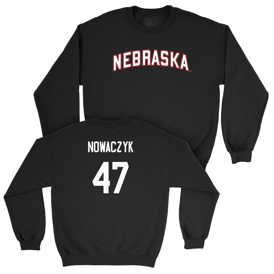 Baseball Black Nebraska Crew  - Colin Nowaczyk