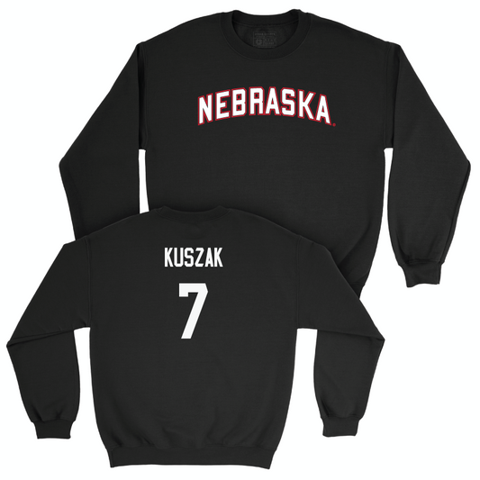 Softball Black Nebraska Crew  - Ava Kuszak