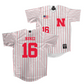 Nebraska Baseball White Jersey   - Devin Nunez