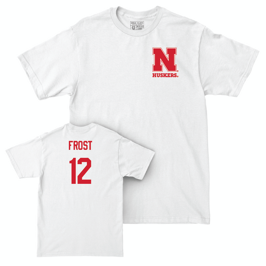 Baseball White Comfort Colors Tee  - Cael Frost