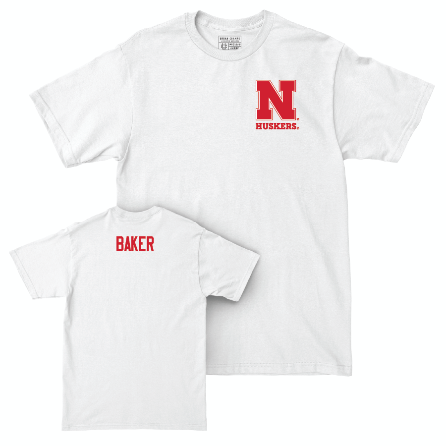 Women's Gymnastics White Comfort Colors Tee  - Reese Baker