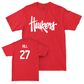 Red Softball Huskers Tee  - Natalia Hill